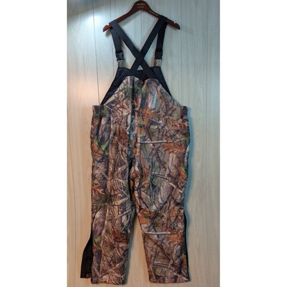 Field & Stream Bib Overalls Men 2XL Realtree Camo HydroProof Ultra Waterproof - Picture 5 of 10